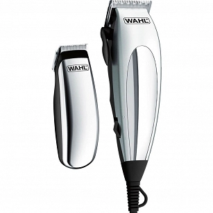 Wahl Home Deluxe Chrome Pro, zestaw maszynka + trymer do strzyżenia włosów i brody