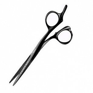 Tondeo Zentao Black Offset Premium-Line nożyczki antyalergiczne do włosów w rozmiarach 5.5 (9043), 6.0 (9044) i 6.5 (9045)