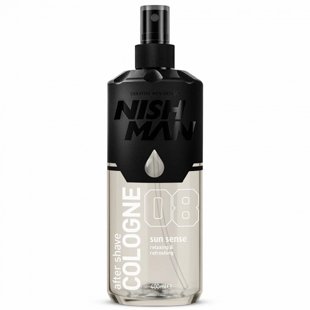 Nishman After Shave Cologne Sun Sense 08, woda kolońska po goleniu dla mężczyzn 400ml