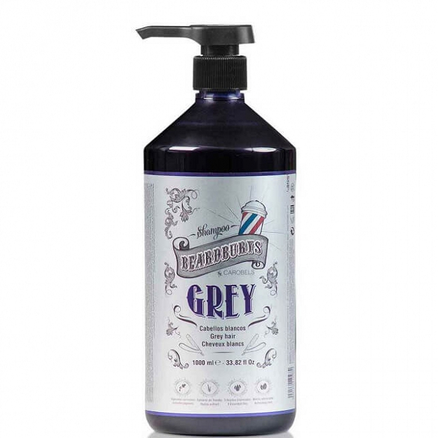 Beardburys Grey Szampon do włosów siwych i szpakowatych 1000ml