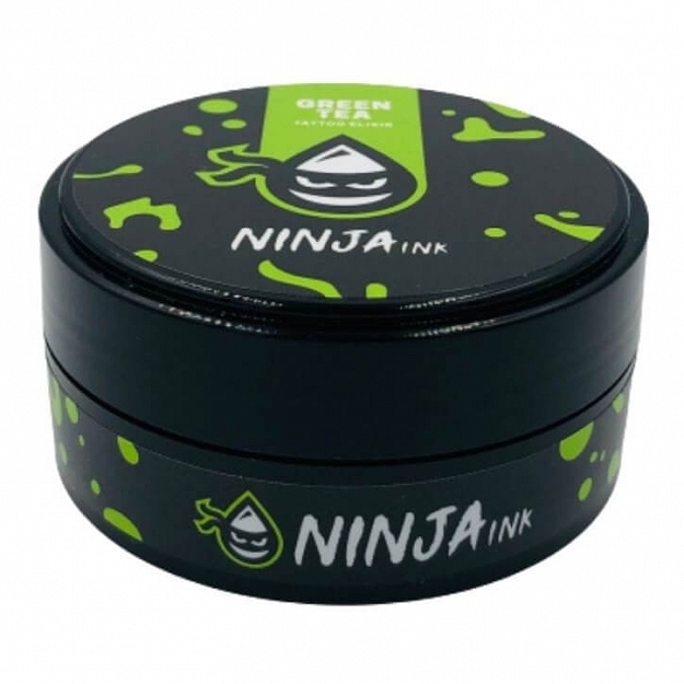 Ninja Ink Tattoo Elixir Green Tea Krem do pielęgnacji skóry z tatuażem o zapachu zielonej herbaty 50ml