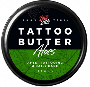Loveink Tattoo Butter Aloes masło pielęgnacyjne skóry z tatuażami 100ml