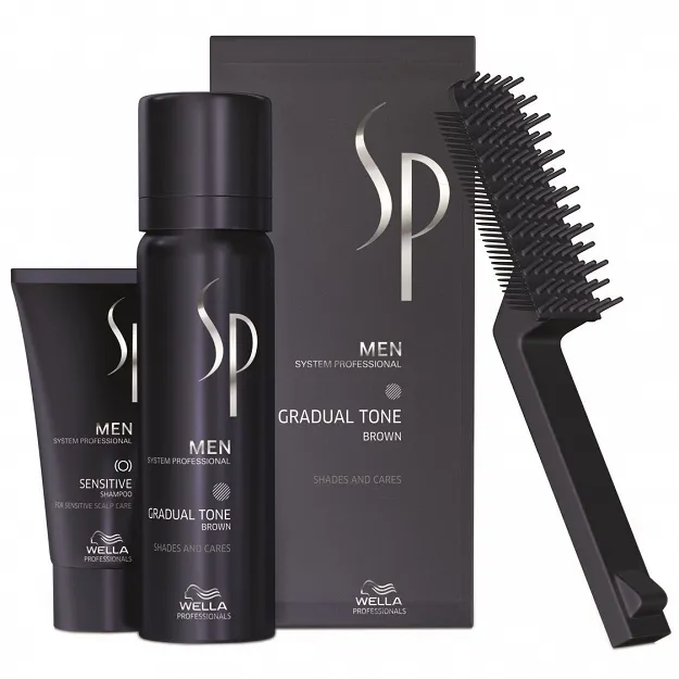 Wella SP Men Gradual Tone Brown pianka przywracająca naturalny kolor włosów brąz