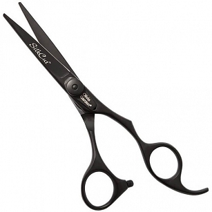 Olivia Garden SilkCut Matt Black nożyczki do włosów rozmiary 5.0, 5.75, 6.5 