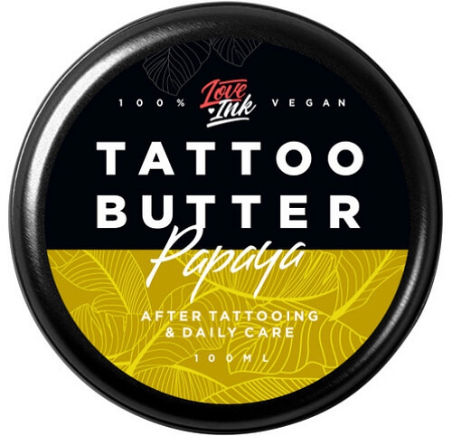 Loveink Tattoo Butter Papaya masło pielęgnacyjne skóry z tatuażami 100ml