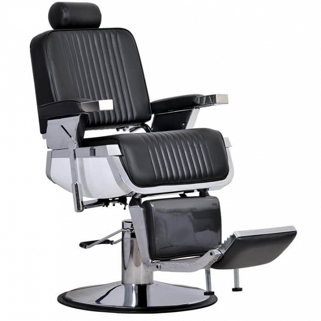 Italpro Barber fotel fryzjerski czarny dostępny w 48h