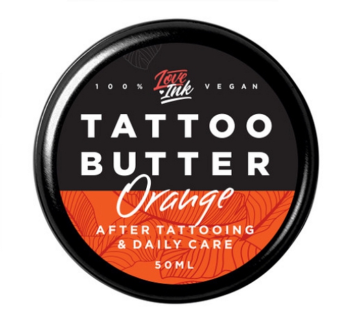 Loveink Tattoo Butter Orange masło do pielęgnacji skóry z tatuażami 50ml