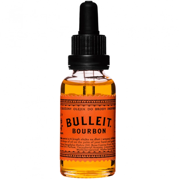 Pan Drwal Bulleit olejek do pielęgnacji brody, burbon 30ml