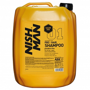 Nishman Pro-Hair Szampon oczyszczający do włosów z keratyną dla mężczyzn 5000 ml