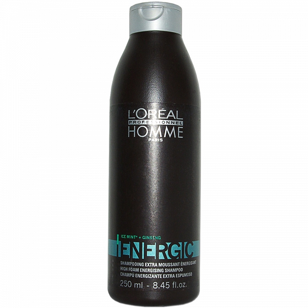 Loreal Homme Energic energetyzujący szampon pielęgnujący dla mężczyzn 250ml
