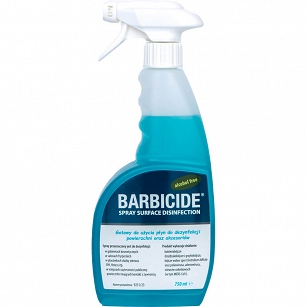 Barbicide Spray do dezynfekcji narzędzi i wszystkich powierzchni, bez zapachu 750ml