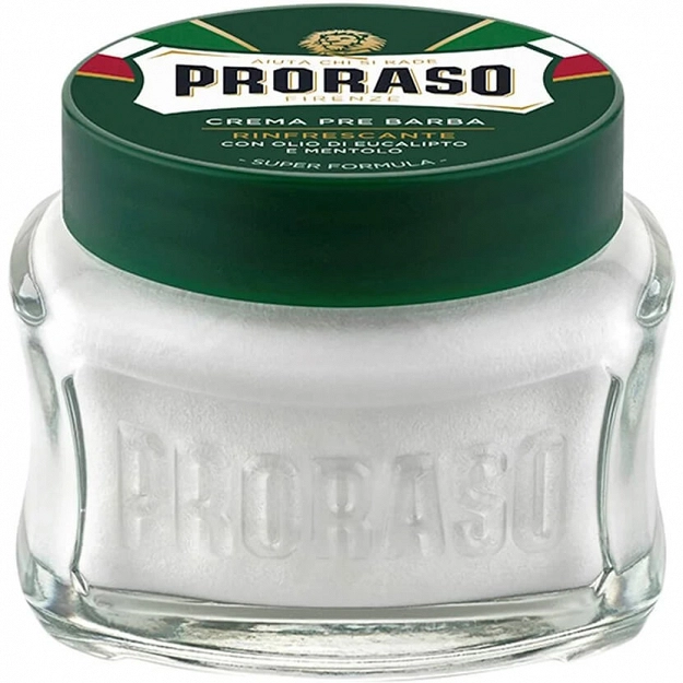 Proraso Green Pre-Shave Krem przed goleniem, odświeżający 100ml