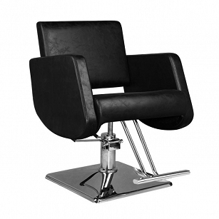 Hair System SM376 Fotel fryzjerski, czarny dostępny w 48h