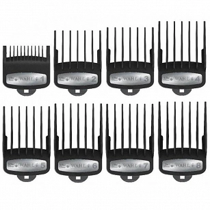 Wahl Premium Cuting Guides Komplet nasadek do maszynek TAPER, MAGIC CLIP, ICON, LEGEND, BALDING (3,6,10,13,16,19,22,25 mm)