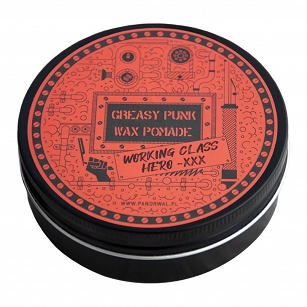 Pan Drwal Greasy Punk Wax Pomada woskowa do stylizacji włosów o zapachu mandarynkowo-kolońskim 135g
