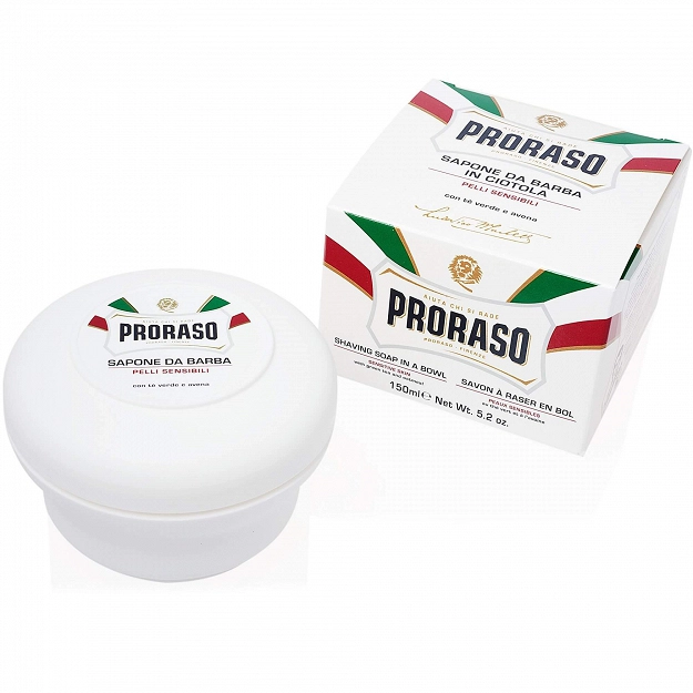 Proraso White Shaving Soap mydło do golenia do skóry wrażliwej 150ml