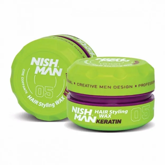 Nishman Styling Wax 05 Keratin pomada pogrubiająca i rozświetlająca o zapachu owoców leśnych 150ml